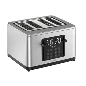 T-FAL 4 SLICE DIGITAL TOASTER, STAINLESS STEEL -U
