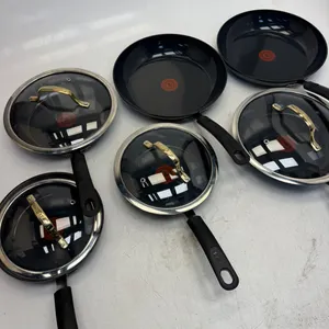 T-FAL CERAMIC NON-STICK SKILLET 6-PIECE -SU