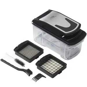 MIU VEGETABLE CHOPPER W/ 2 INTERCHANGEABLE DICER BLADES -U