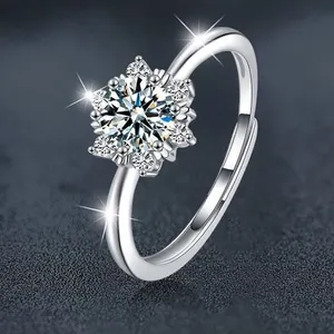 GRA CERTIFIED ROUND BRILLIANT MOISSANITE 925S