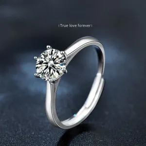 1 CT GRA CERTIFIED ROUND BRILLIANT MOISSANITE