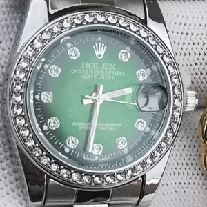 NEW REPLICA ROLEX "DATE-JUST" WOMEN'S QUARTZ WATCH