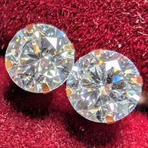 14KLAB DIAMOND (0.58CT)EARRING SUGGESTED RETAIL VALUE $1000