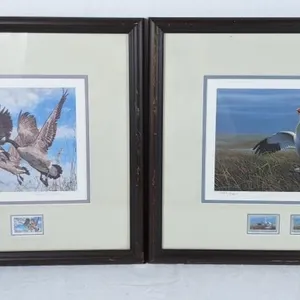 Pair of stunning wildlife prints. McLean