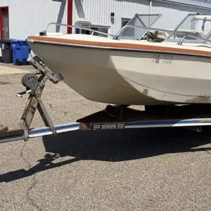 1978 Glastron BV156 Boat, 1987 Bergen Boat Trailer