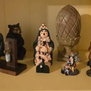 Collection of Folk Art, Navajo, Scottish Figurines