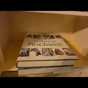 Oversized Norman Rockwell & Currier & Ives Books