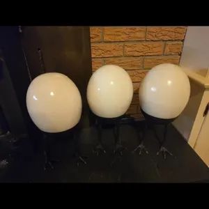 3 Decorative Egg Sculptures