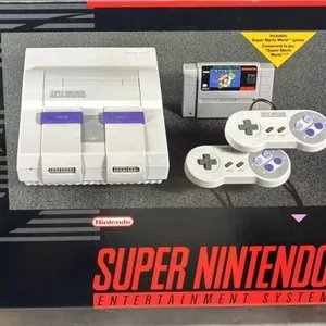 Super Nintendo SNES Console Complete with game