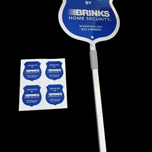 NEW Brinks Home Security Yard Sign & Stickers