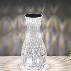 (4) LED Plastic Table Lamps w/Remotes & Chargers