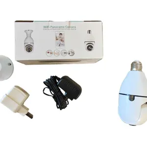 NEW Wifi Panorama Camera Light Socket Screw In