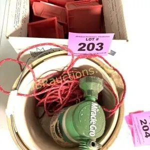 HARDWARE BINS, ROPE AND LAWN SPRAYER PART