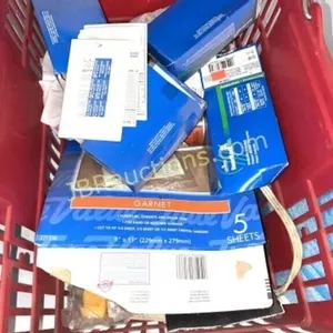 BASKET WITH SWITCH COVERS, ETC.