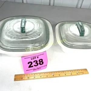 CORELLE COVERED BAKING DISHES