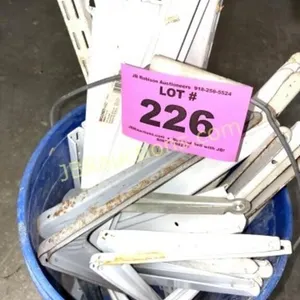 BUCKET OF SHELVING ACCESSORIES