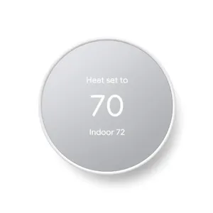 Google Nest Smart Thermostat - Snow 3.31 in.