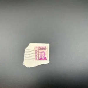 10c Andrew Jackson Stamp Fragment