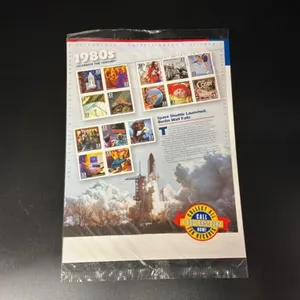 1980s Celebrate the Century Stamp Sheet Sealed