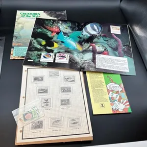 Creatures of the Sea Stamp Set (Lot of 5)