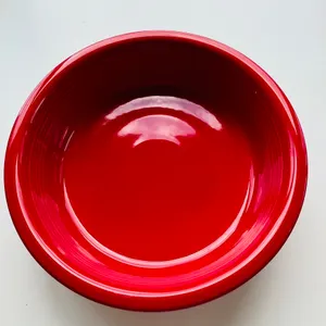 Vintage FiestaScarlet Red Serving Bowl