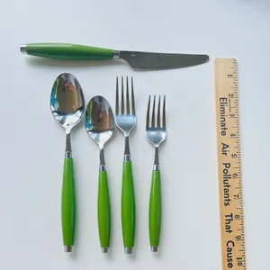 Vintage Green Fiesta Flatwear Set (5 pieces)