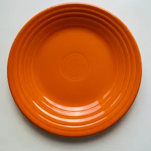Vintage Fiestaware Tangerine Salad Plate