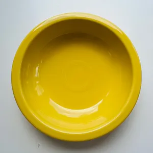 Vintage Fiestaware Yellow Sunflower Serving Bowl