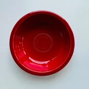 Vintage Fiesta Red Cereal Bowl