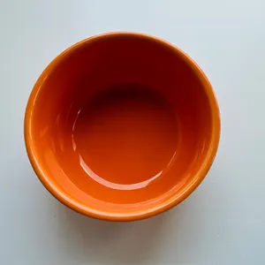Orange Ceramic Tangerine Gusto Bowl
