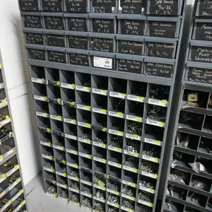 Hardware Organizer with SAE Bolts, Nuts, Flat Washers, Split Washers, Jam Nuts, Nylock Nuts, Assortment