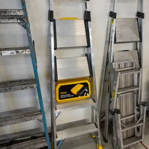 Gorilla Ladders Multi-Position Ladder with Removable Project Bucket, 300 lb Load Capacity