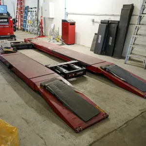 Hunter RX10T-IS 10,000 Lbs. Alignment Rack, 208/230V, 26 AMPS, S/N FZC1224