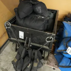 Weighted Bags With Rolling Cart