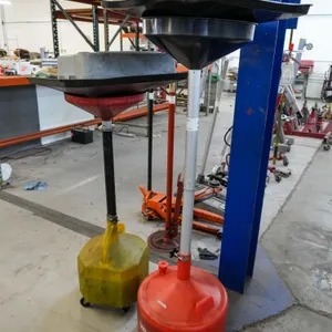 (2) Oil Drain Tanks