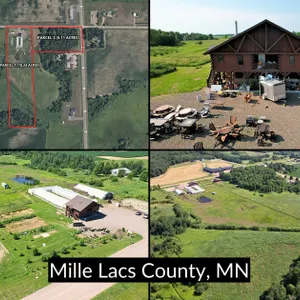 15± Beautiful Country Acres in 2 Parcels with Quality Amish-Built Home Near Milaca – Mille Lacs County, MN