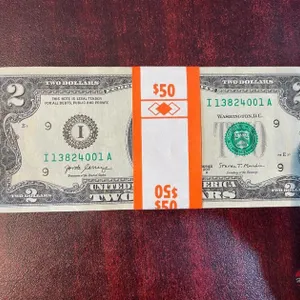 $50 of $2 New Uncirculated Bills