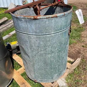 Vintage Galvanized Honey Extractor