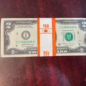 $50 of $2 New Uncirculated Bills