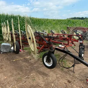 H&S Bi-Fold 12 Wheel Rake