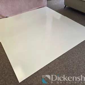 WHITE FIBER BOARD, 4X8, QTY (2)