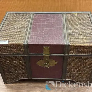 DECORATIVE WOODEN CHEST