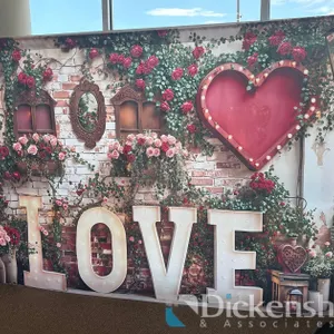 CLOTH PHOTOGRAPHY BACKDROP "LOVE"
