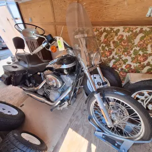 2003 Harley Davidson Soft Tail Standard Motorcycle, 100th Anniversary, VIN 1HD1BVB183Y043863, Engine #HARFXS1450