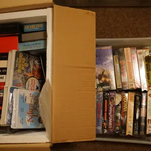 Box of Misc VHS Movies