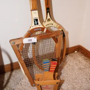 2 Vintage Tennis Racquets