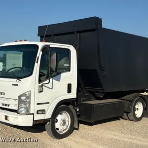 2016 Isuzu NPR roll-off container truck