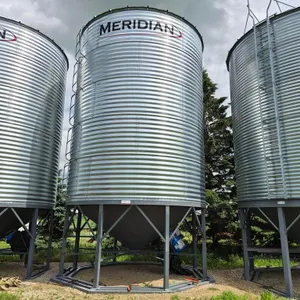 Meridian 4000 Bu. Hopper Bottom Grain Bin w/ AGI Fan
 UNRESERVED