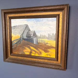 Original Barn Painting by Marla Wilson