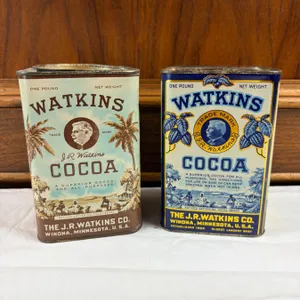 Watkins Cocoa Tins